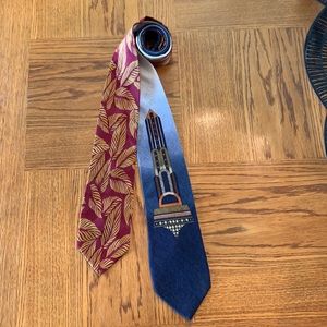 Bundle of 2 Vintage Silk Ties